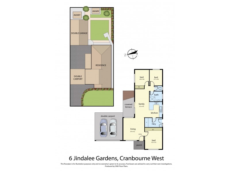 6 Jindalee Gardens, Cranbourne West VIC 3977 Floorplan