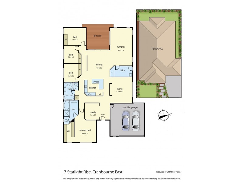 7 Starlight Rise, Cranbourne East VIC 3977 Floorplan