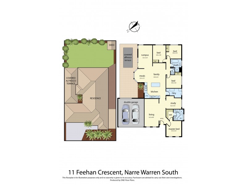 11 Feehan Crescent, Narre Warren South VIC 3805 Floorplan