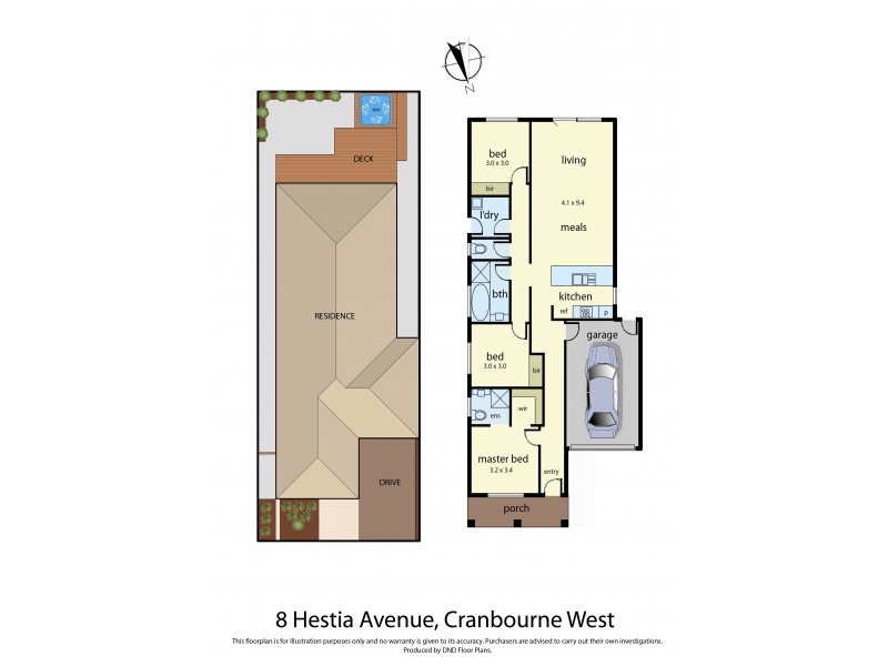 8 Hestia Avenue, Cranbourne West VIC 3977 Floorplan