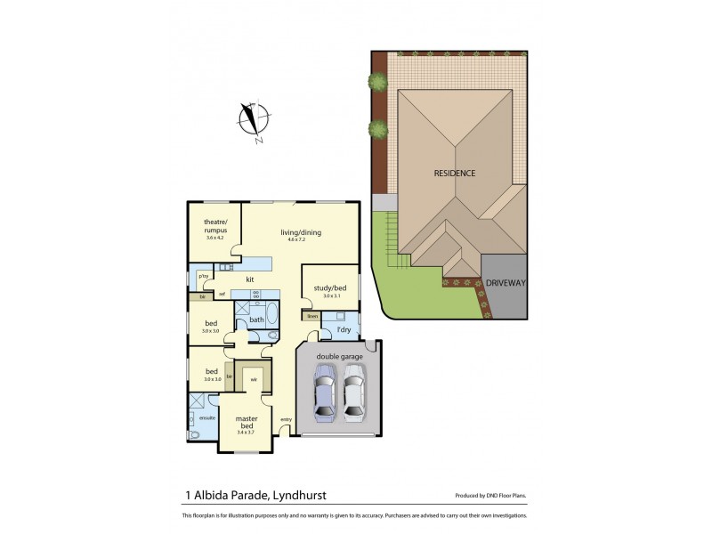 1 Albida Parade, Lyndhurst VIC 3975 Floorplan