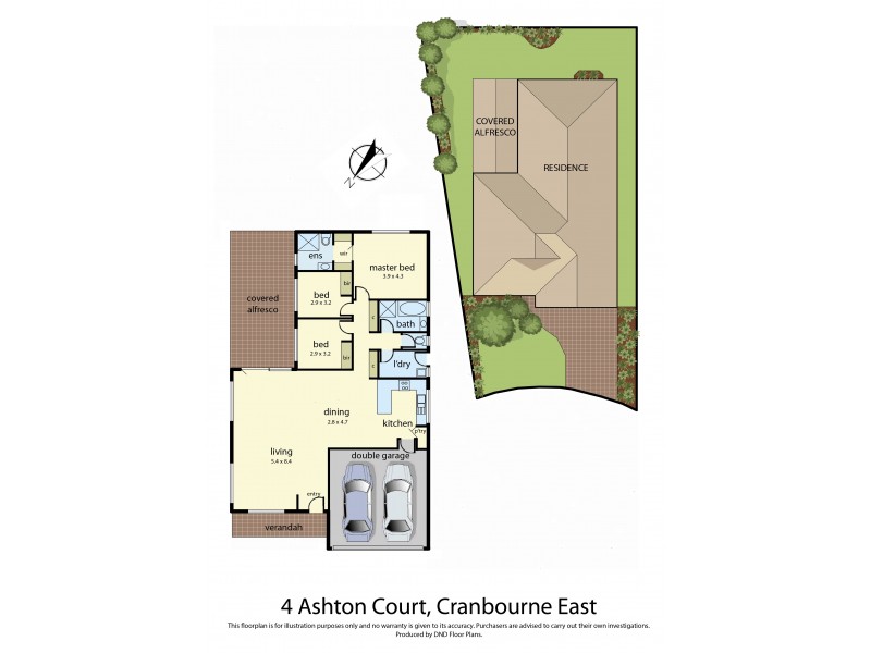 4 Ashton Court, Cranbourne VIC 3977 Floorplan