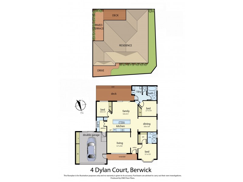 4 Dylan Court, Berwick VIC 3806 Floorplan
