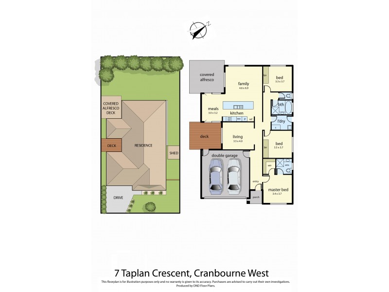 7 Taplan Crescent, Cranbourne West VIC 3977 Floorplan