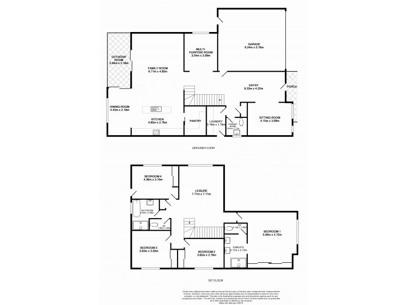 8 Amara Grove, Lyndhurst VIC 3975 Floorplan