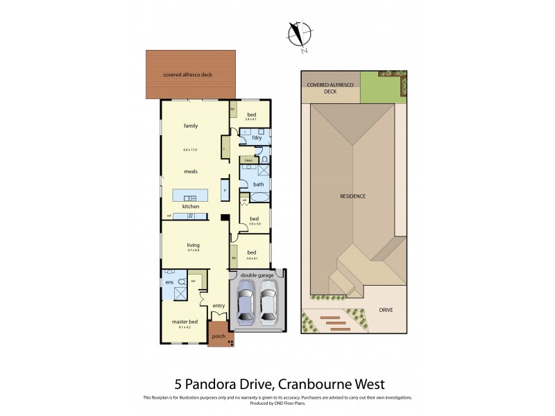 5 Pandora Drive, Cranbourne West VIC 3977 Floorplan
