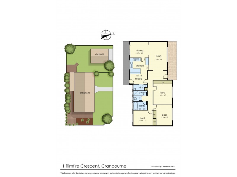 1 Rimfire Crescent, Cranbourne VIC 3977 Floorplan