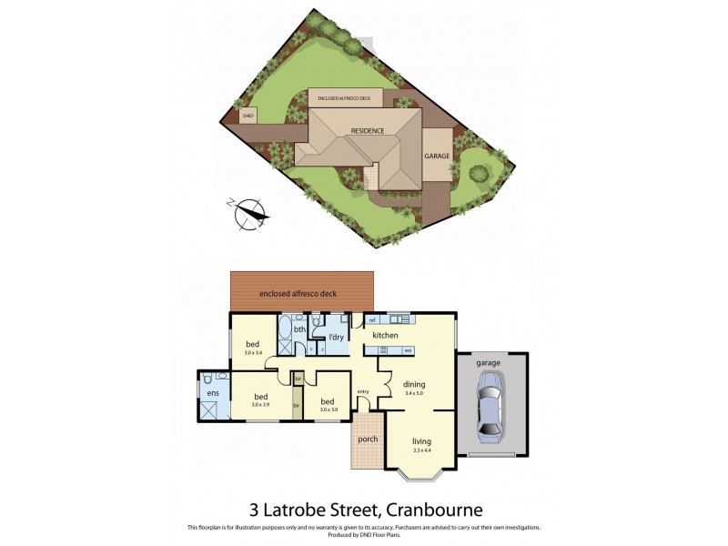 3 Latrobe Street, Cranbourne VIC 3977 Floorplan