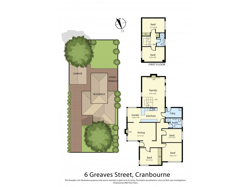 6 Greaves Street, Cranbourne VIC 3977 Floorplan