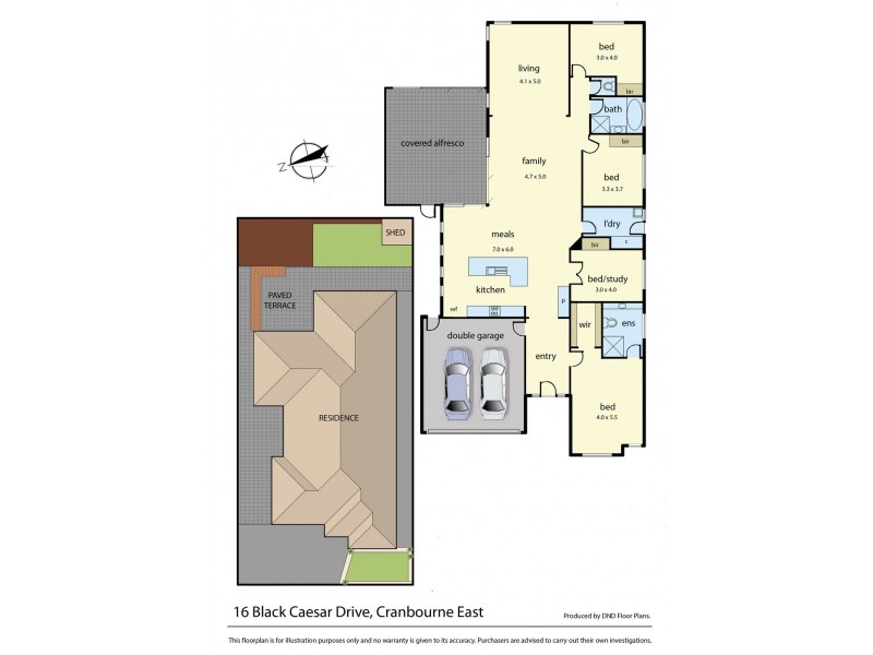 16 Black Caesar Drive, Cranbourne East VIC 3977 Floorplan
