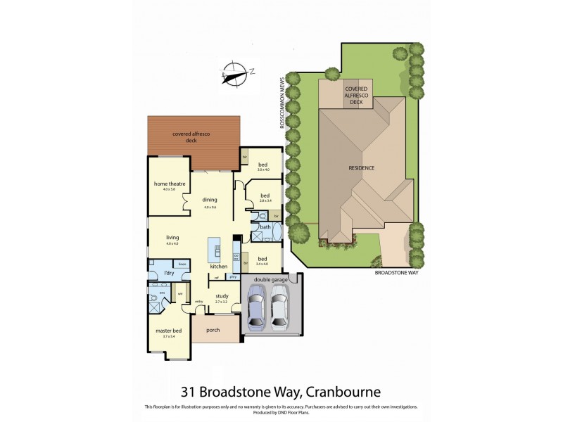31 Broadstone Way, Cranbourne VIC 3977 Floorplan