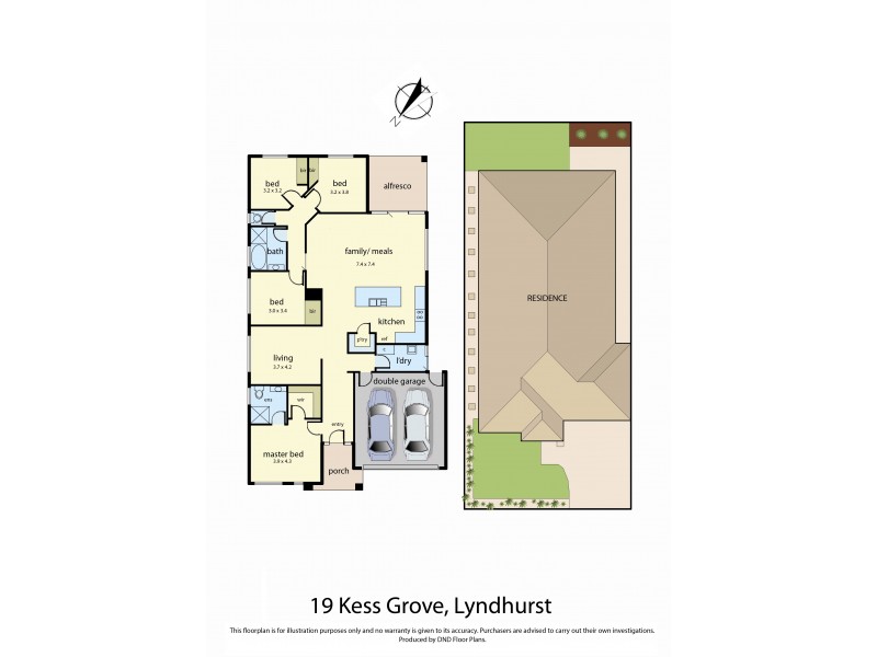 19 Kess Grove, Lyndhurst VIC 3975 Floorplan