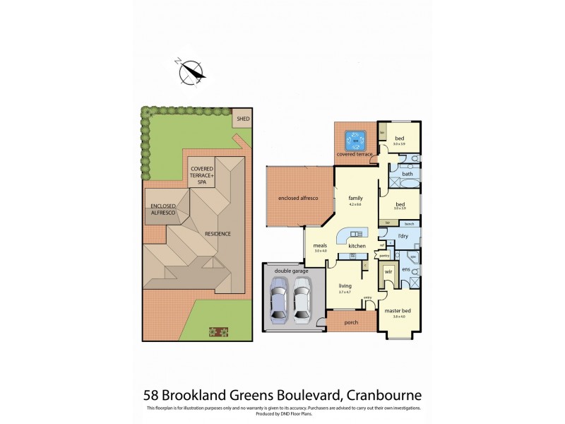 58 Brookland Greens Boulevard, Cranbourne VIC 3977 Floorplan