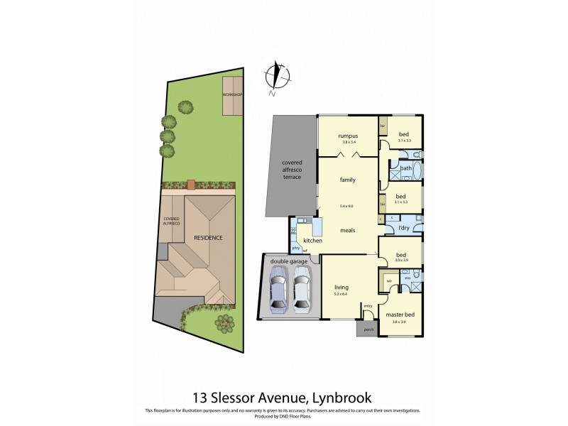 13 Slessor Avenue, Lynbrook VIC 3975 Floorplan