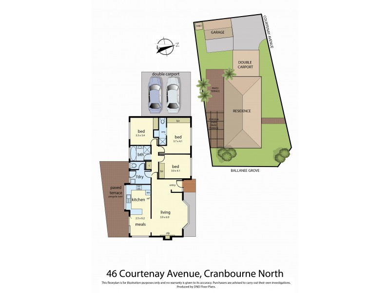 46 Courtenay Avenue, Cranbourne North VIC 3977 Floorplan