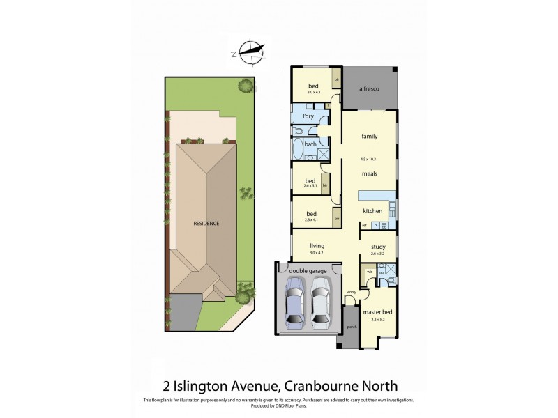 2 Islington Avenue, Cranbourne North VIC 3977 Floorplan