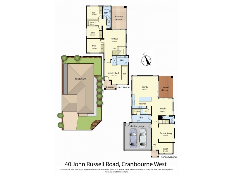 40 John Russell Road, Cranbourne West VIC 3977 Floorplan