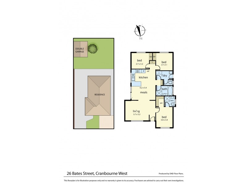 26 Bates Street, Cranbourne West VIC 3977 Floorplan