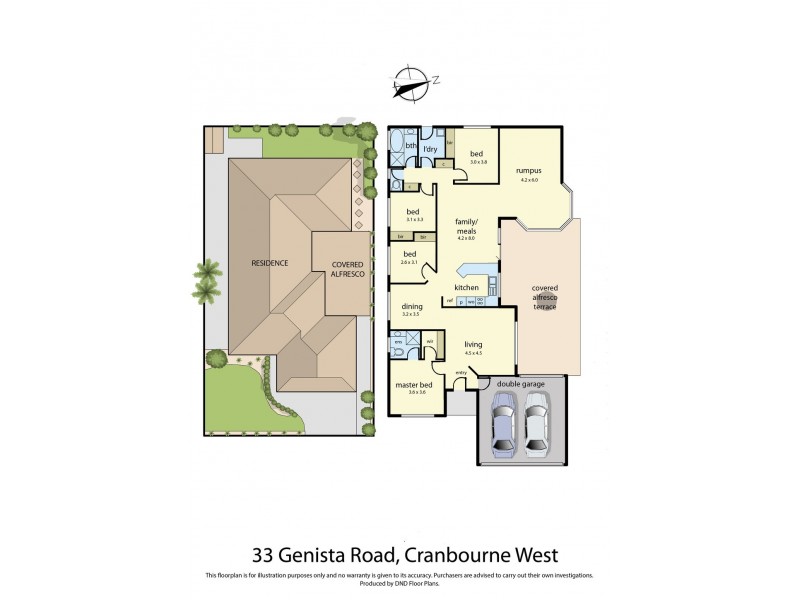 33 Genista Road, Cranbourne West VIC 3977 Floorplan