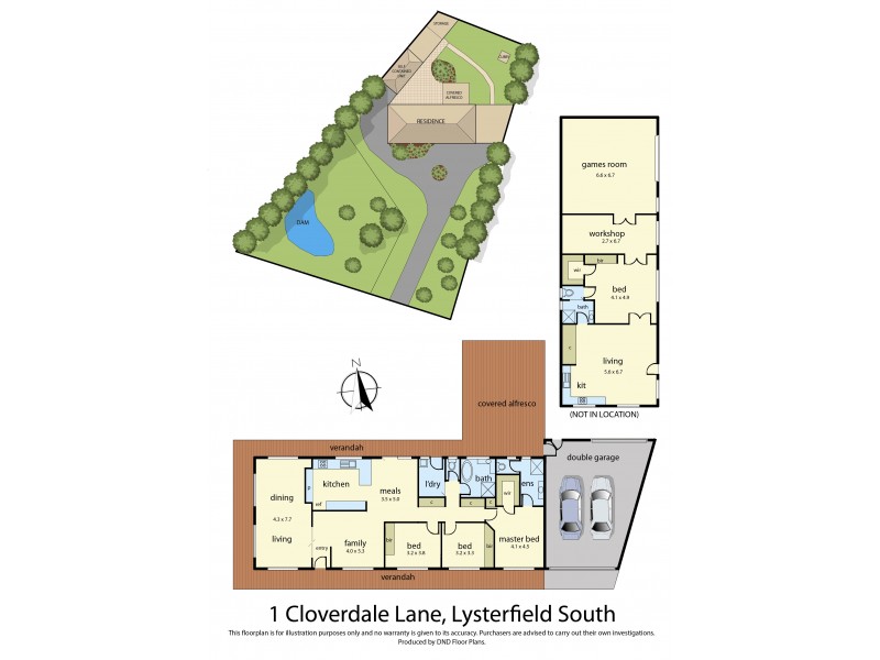 1 Cloverdale Lane, Lysterfield South VIC 3156 Floorplan