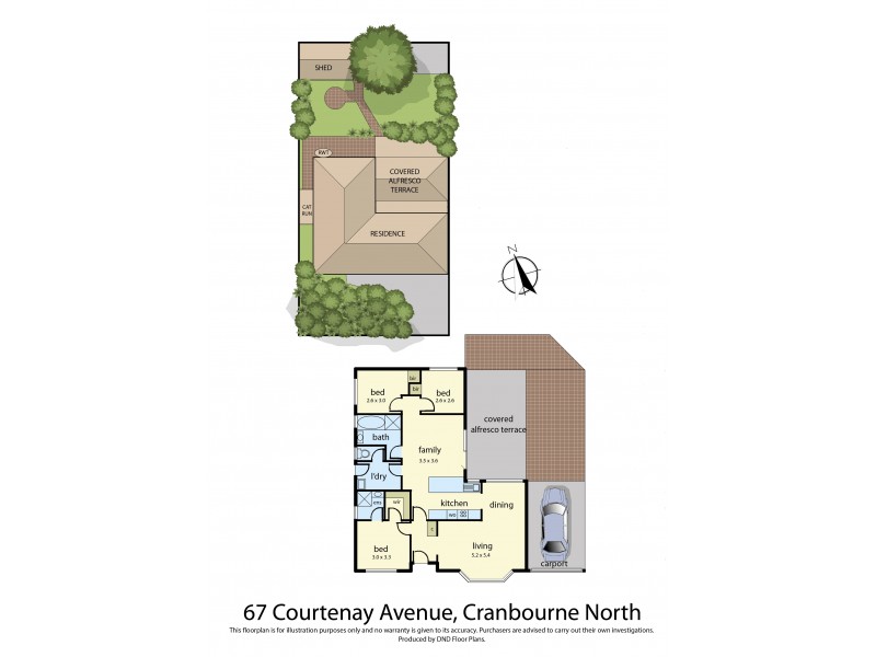 67 Courtenay Avenue, Cranbourne North VIC 3977 Floorplan