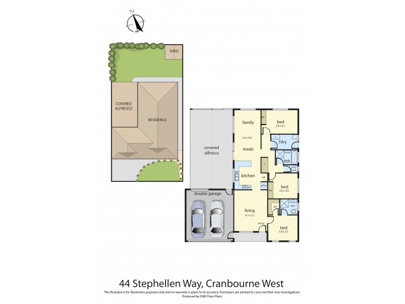 44 Stephellen Way, Cranbourne West VIC 3977 Floorplan