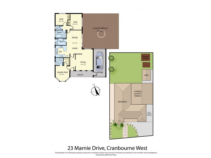 23 Marnie Drive, Cranbourne West VIC 3977 Floorplan