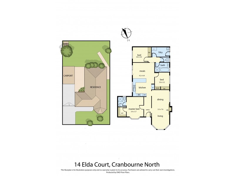 14 Elda Court, Cranbourne North VIC 3977 Floorplan