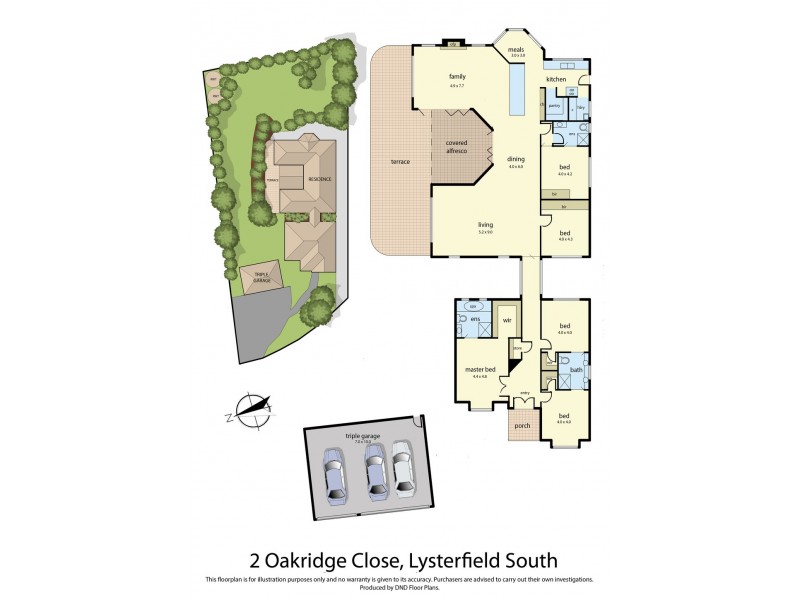 2 Oakridge Close, Lysterfield South VIC 3156 Floorplan