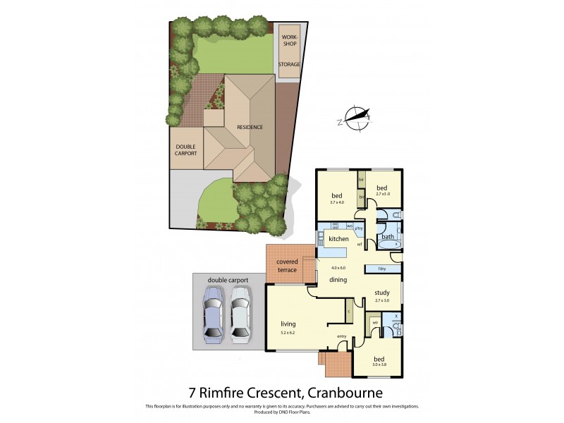 7 Rimfire Crescent, Cranbourne VIC 3977 Floorplan