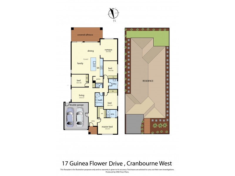 17 Guinea Flower Drive, Cranbourne West VIC 3977 Floorplan