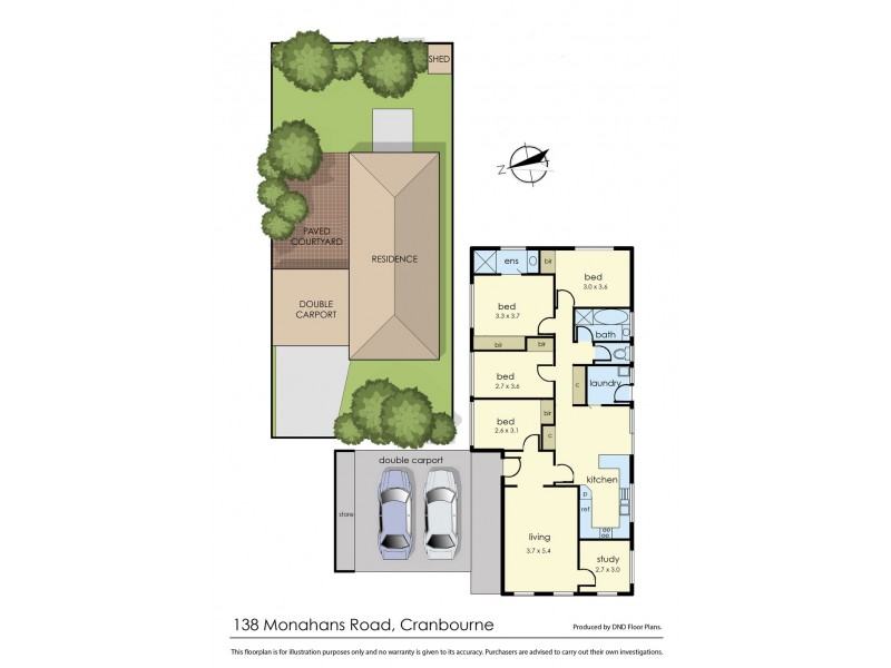 138 Monahans Road, Cranbourne VIC 3977 Floorplan