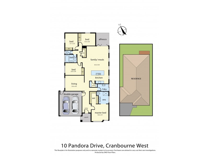 10 Pandora Drive, Cranbourne West VIC 3977 Floorplan