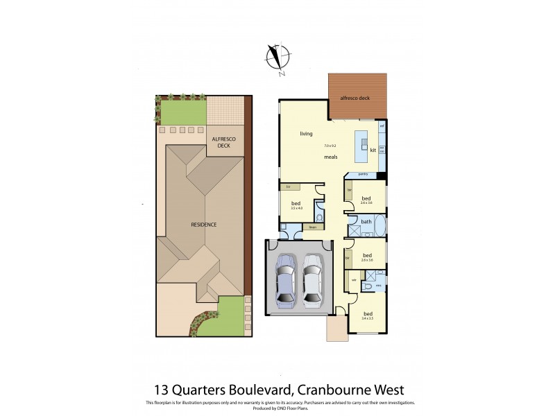 13 Quarters Boulevard, Cranbourne West VIC 3977 Floorplan