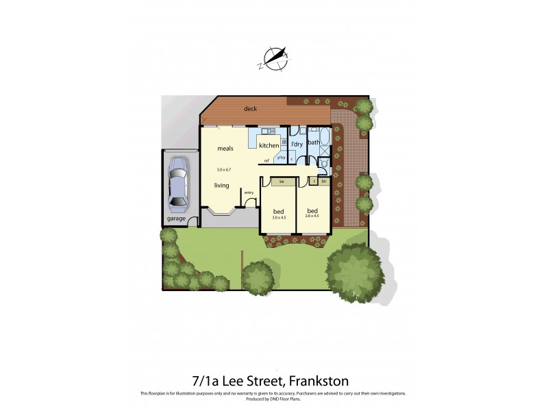 7/1A Lee Street, Frankston VIC 3199 Floorplan