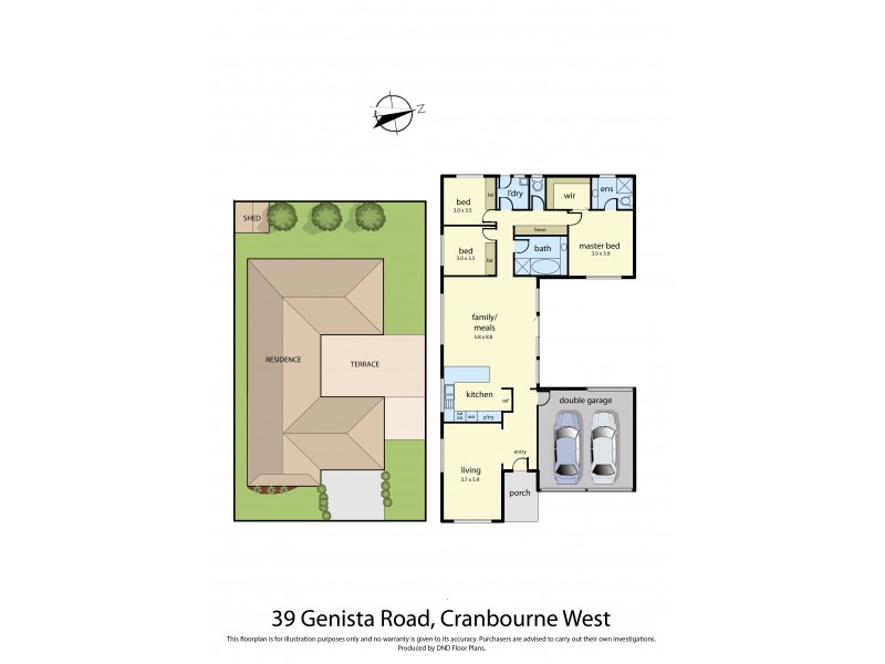 39 Genista Road, Cranbourne West VIC 3977 Floorplan