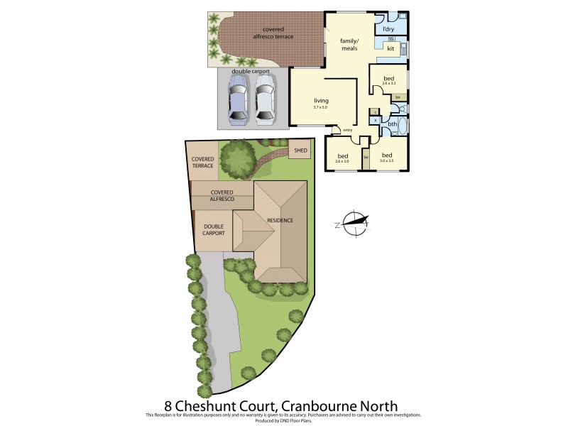 8 Cheshunt Court, Cranbourne North VIC 3977 Floorplan