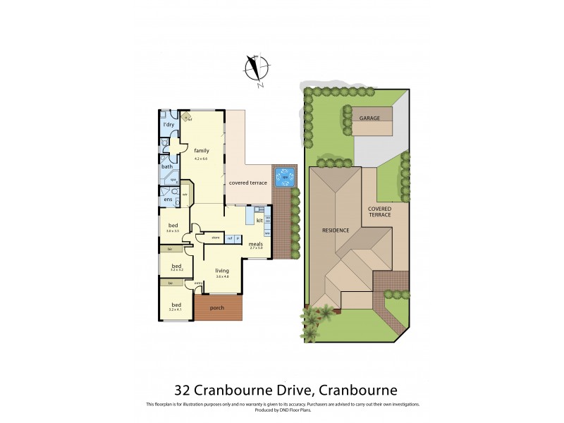 32 Cranbourne Drive, Cranbourne VIC 3977 Floorplan