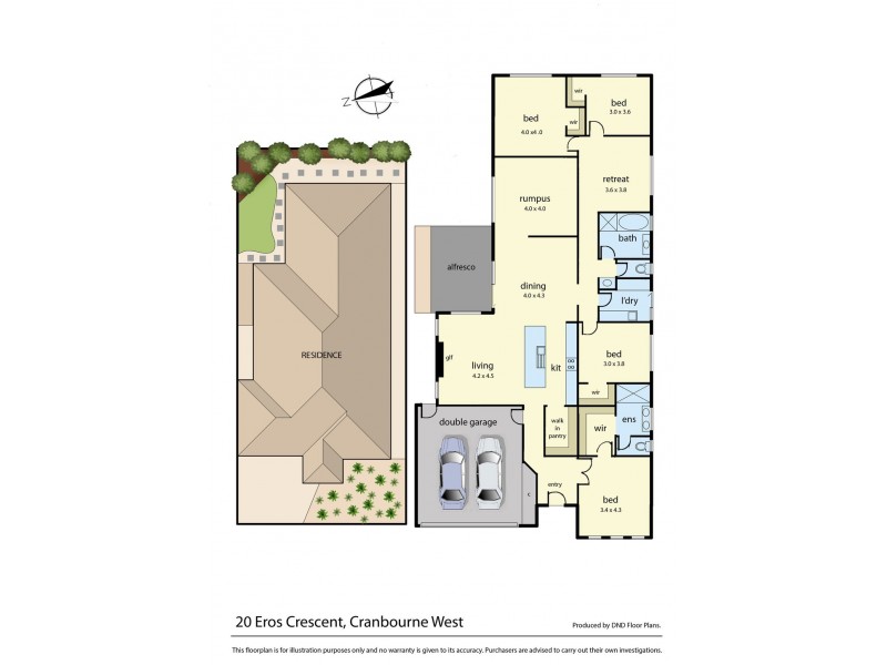 20 Eros Crescent, Cranbourne West VIC 3977 Floorplan