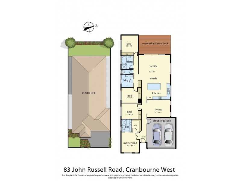 83 John Russell Road, Cranbourne West VIC 3977 Floorplan