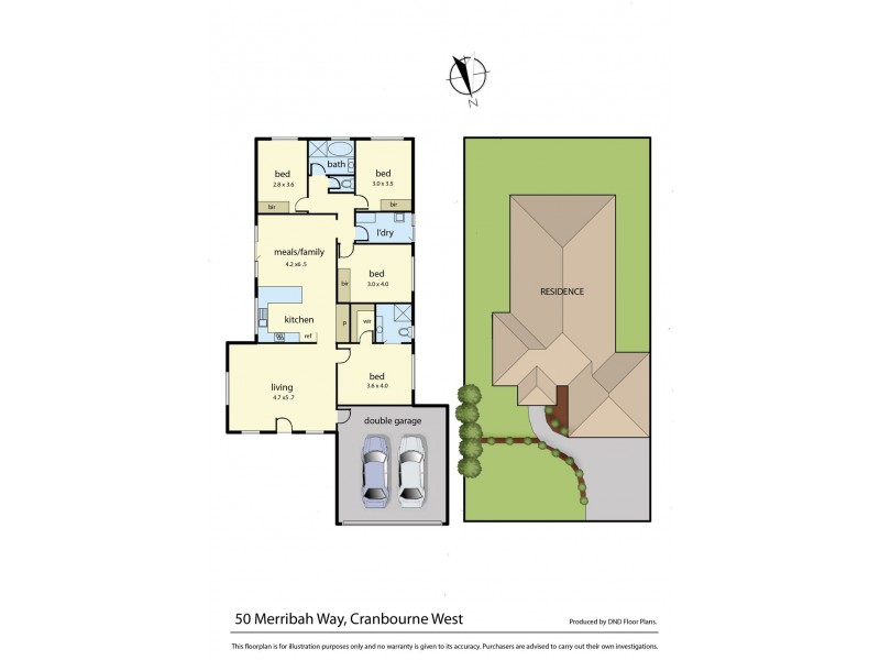 50 Merribah Way, Cranbourne West VIC 3977 Floorplan