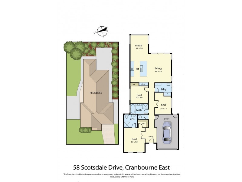 58 Scotsdale Drive, Cranbourne East VIC 3977 Floorplan