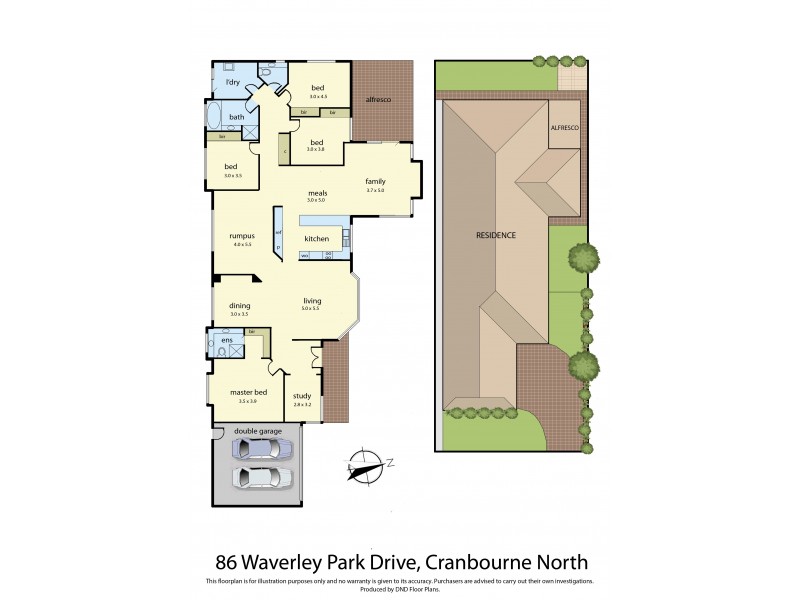 86 Waverley Park Drive, Cranbourne North VIC 3977 Floorplan