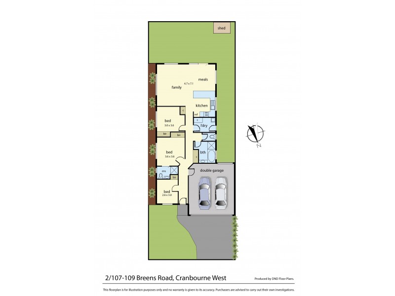 2/107-109 Breens Road, Cranbourne West VIC 3977 Floorplan
