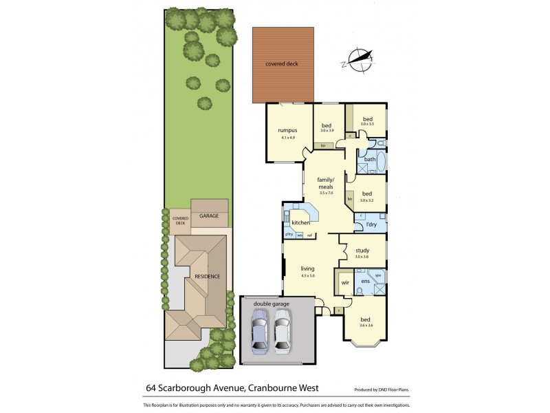 64 Scarborough Avenue, Cranbourne West VIC 3977 Floorplan