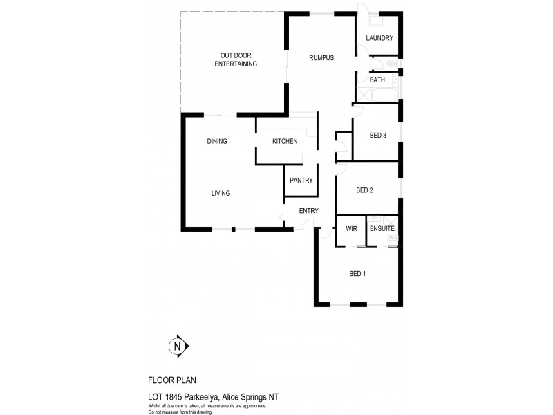 1845 Parakeelya Road, Connellan NT 0870 Floorplan