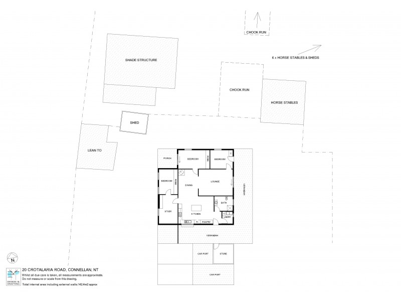 NTP1850 (20) Crotalaria Road, Connellan NT 0870 Floorplan