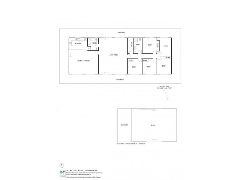 NTP4311 (29) Chateau Road, Connellan NT 0870 Floorplan
