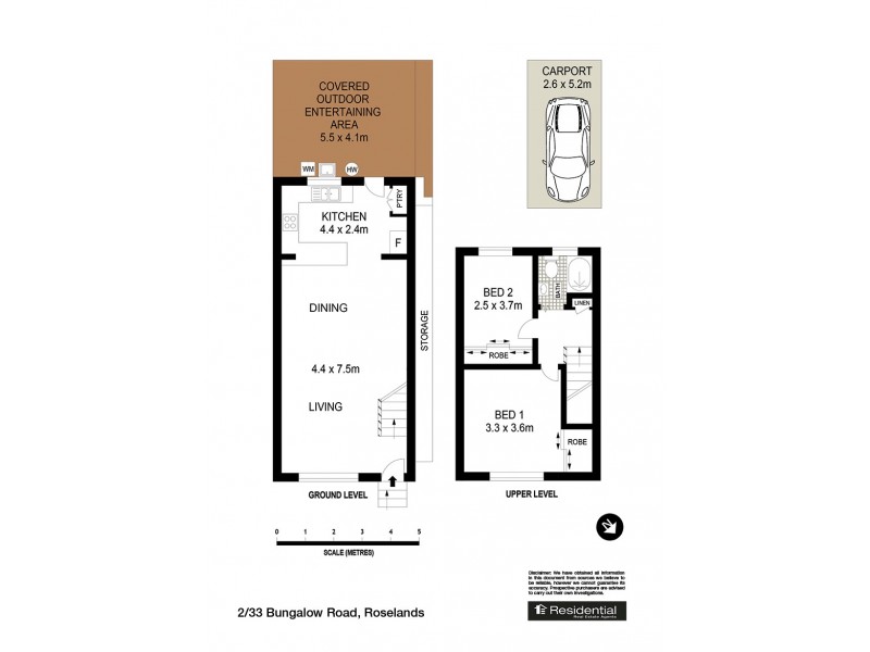 2/33 Bungalow Road, Roselands NSW 2196 Floorplan