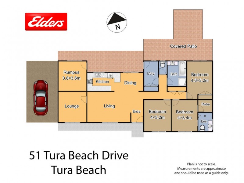 51 TURA BEACH DRIVE, Tura Beach NSW 2548 Floorplan